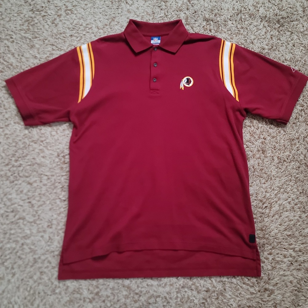 Washington Redskins/Commanders Mens L NFL Short Sleeve Polo Golf‎ Shirt - Picture 2 of 9